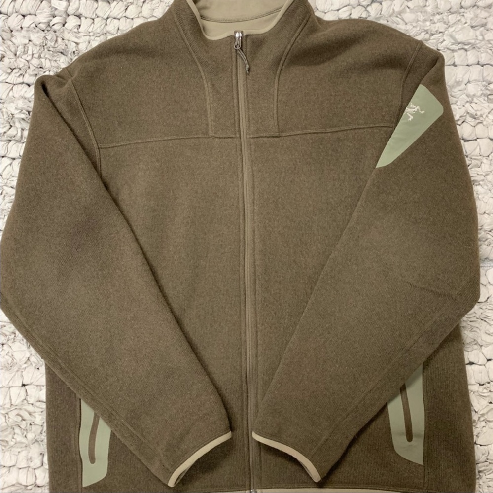 Arc'teryx Covert Fleece full zip chocolate brown